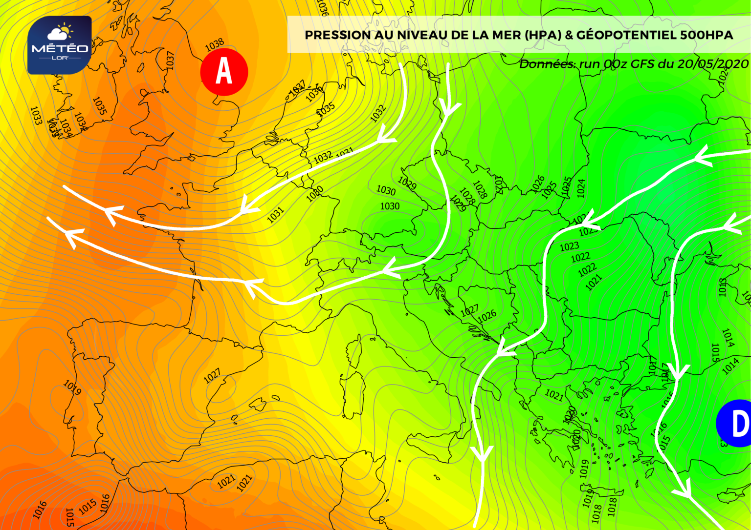 Pourquoi le vent vient de l'Est/NordEst? Météo Lor'