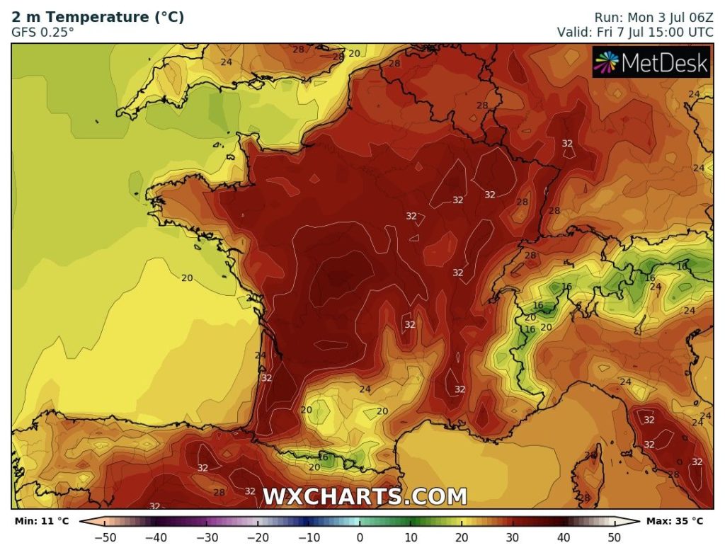 De fortes chaleurs sont prévues sur la Lorraine. Une météo très chaude en perspective.