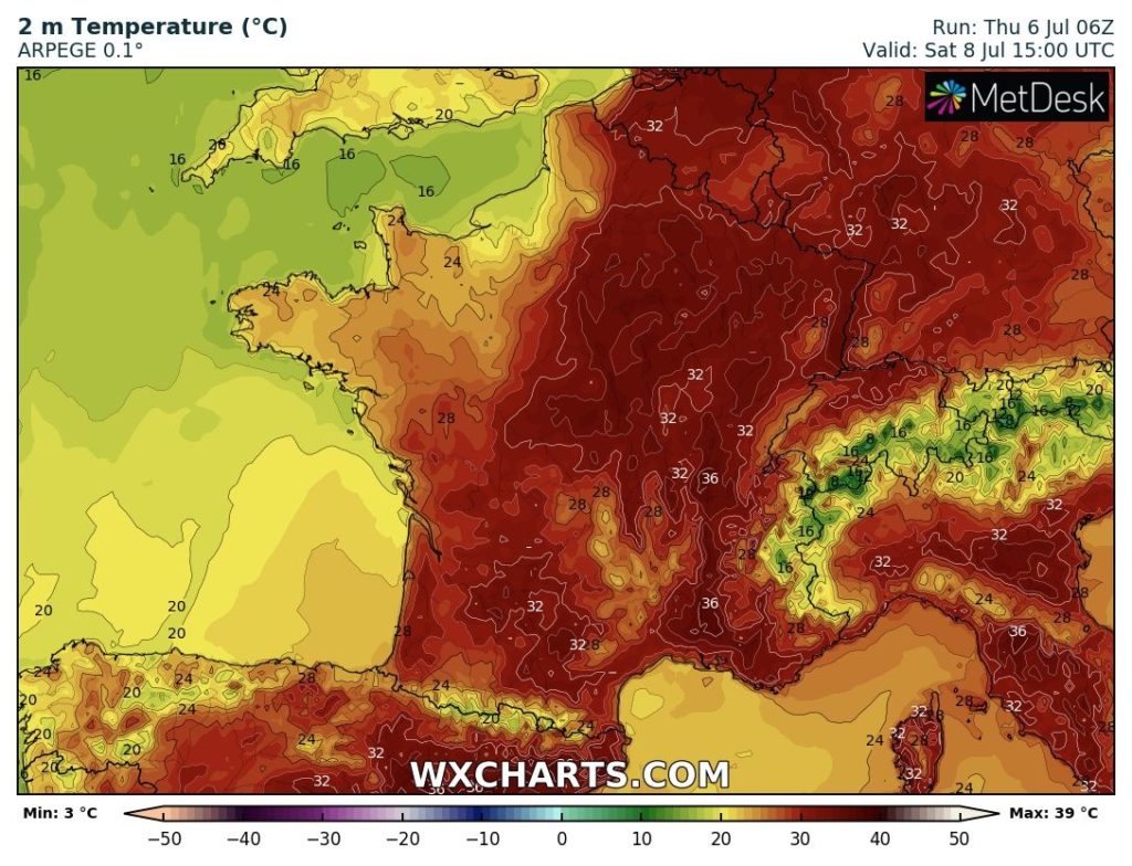 Fortes chaleurs en Lorraine.