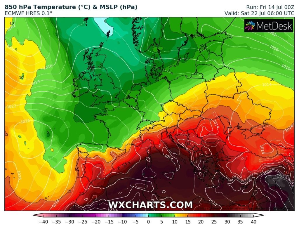 Les fortes chaleurs seront la plupart du temps loin de la Lorraine. 