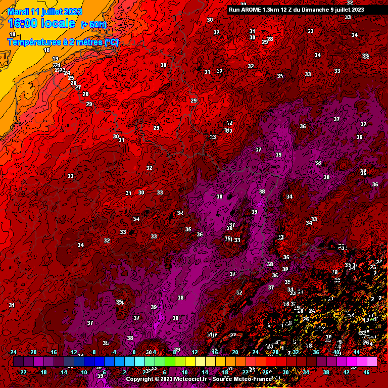 De fortes à très fortes chaleurs perdurent sur la Lorraine.