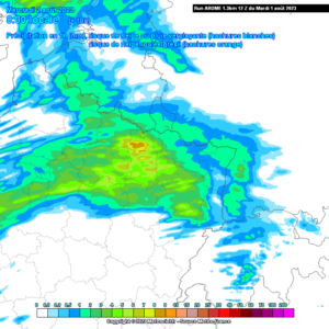 Pluie forte en Lorraine ce mercredi matin.