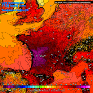 Fortes chaleurs en France.