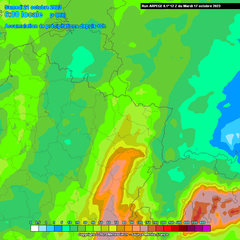 Météo automnale avec de nombreux passages pluvieux annoncés en Lorraine.