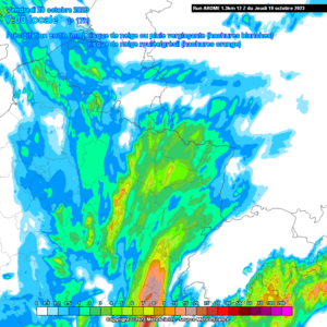 Pluie en Lorraine.