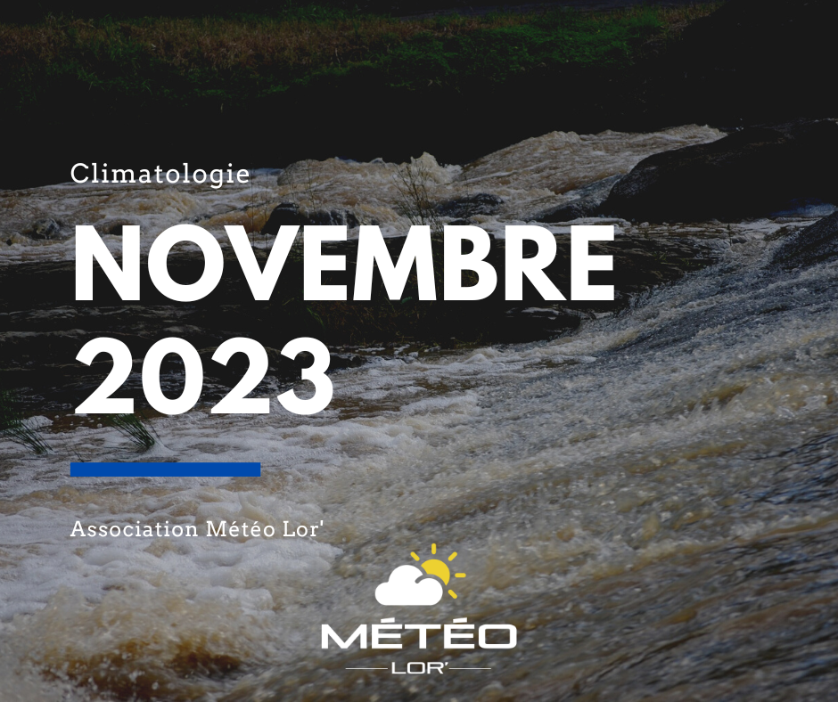 Climatologie novembre 2023 en Lorraine.