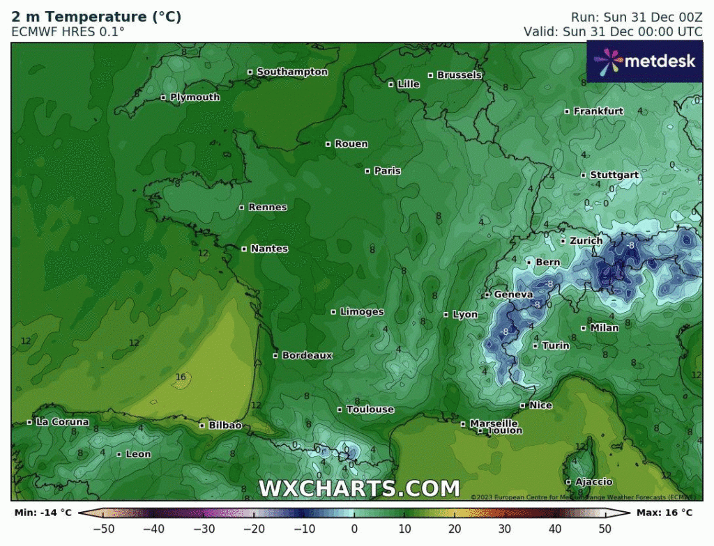 Les gelées vont s'accentuer pour le courant de semaine de rentrée. Un peu de neige.