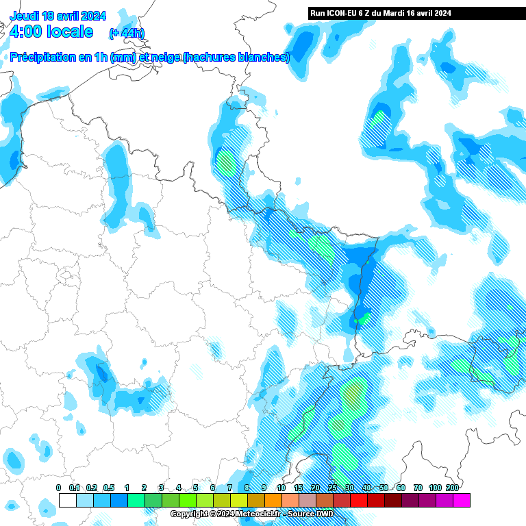 Un front neigeux arrivera dans le courant de nuit de mercredi à jeudi.