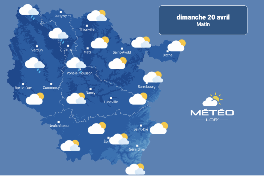 Une météo parfois pluvieuse dès le matin.